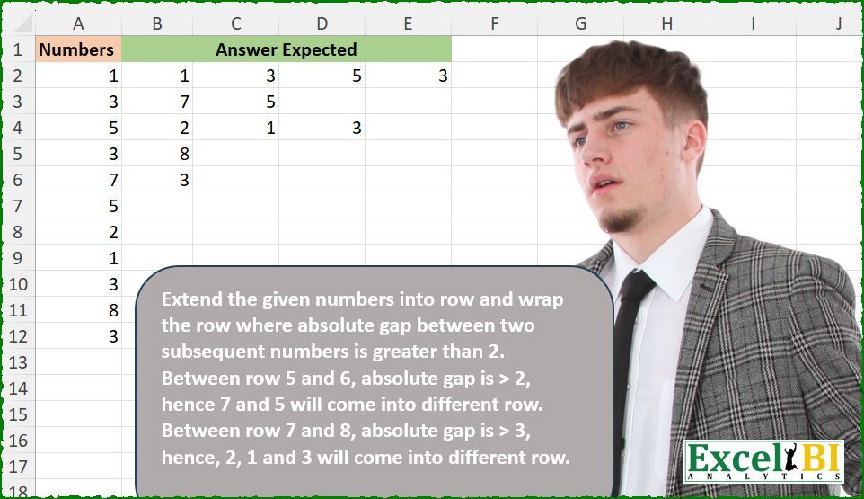 Excel BI - Excel Challenge 641 – Numbers Around Us